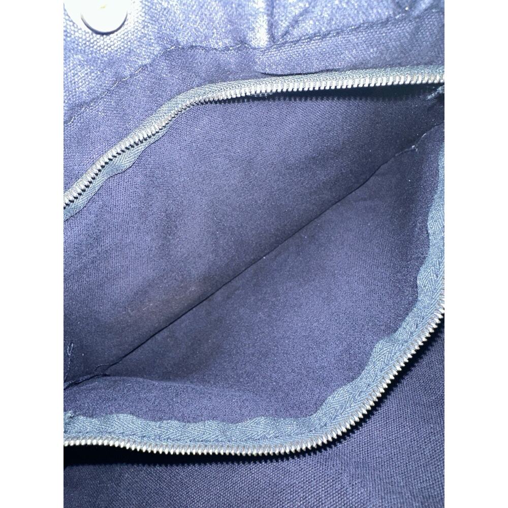 HERMÈS Herline Canvas Tote Bag Navy - Picture 10 of 10